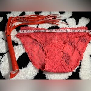 Secret Treasures Coral Lace Bikini Panties - NWOT